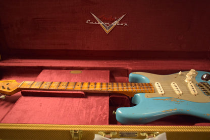 Fender Limited Edition '58 Stratocaster Heavy Relic - Super Faded Aged Taos Turquoise