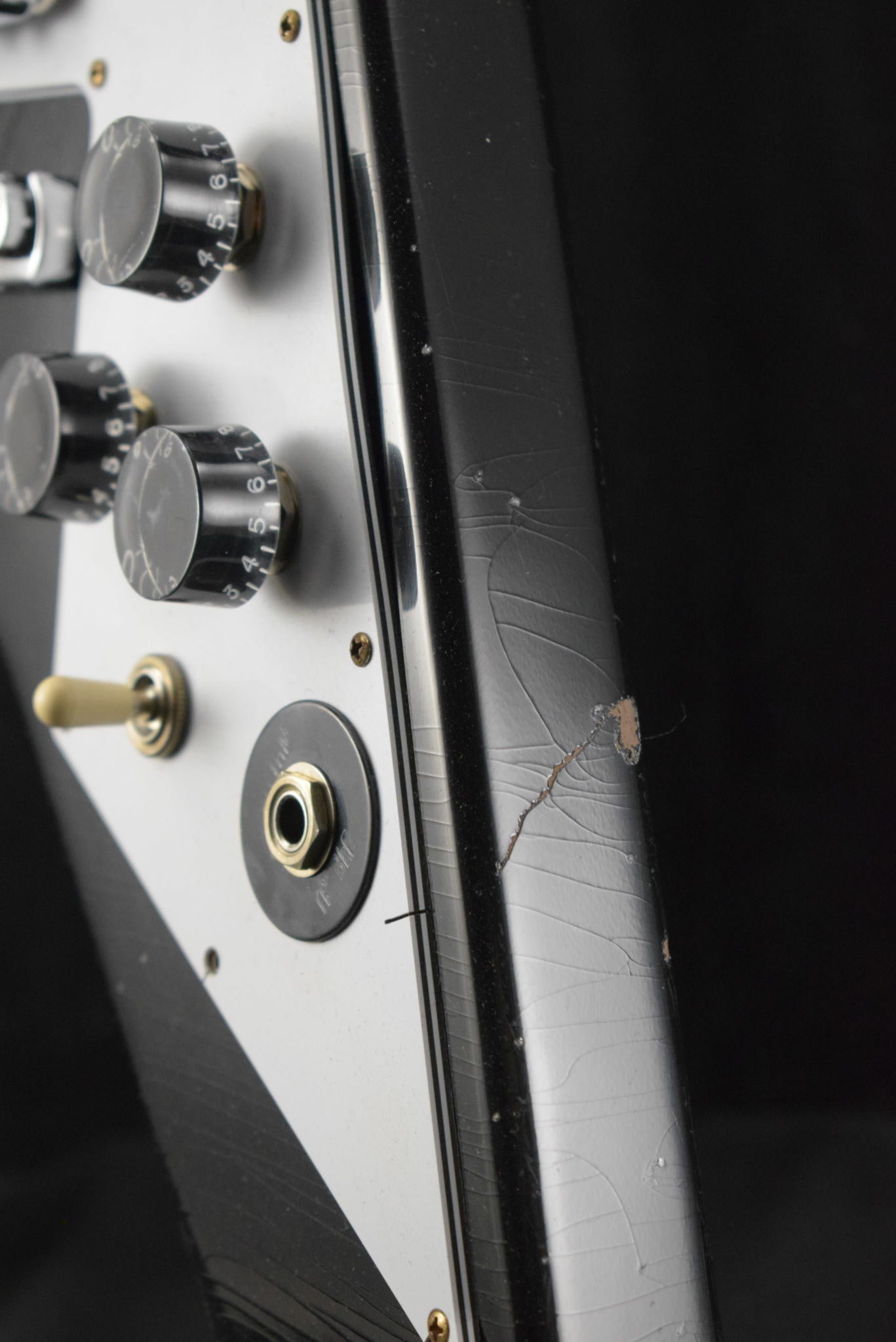 Gibson Murphy Lab 1979 Flying V Kirk Hammett Ebony