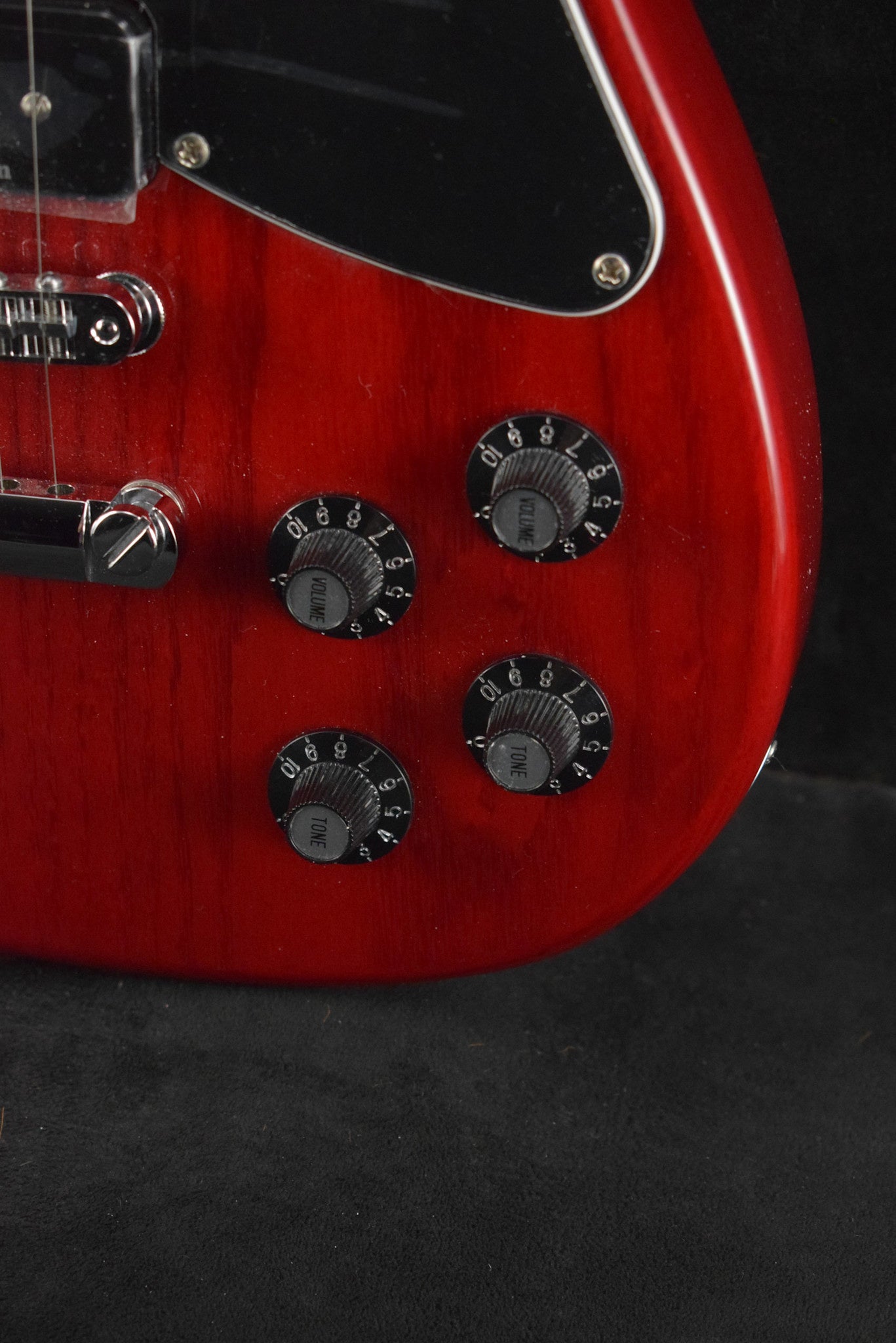 Fender Jim Adkins JA-90 Telecaster Thinline Crimson Red Transparent