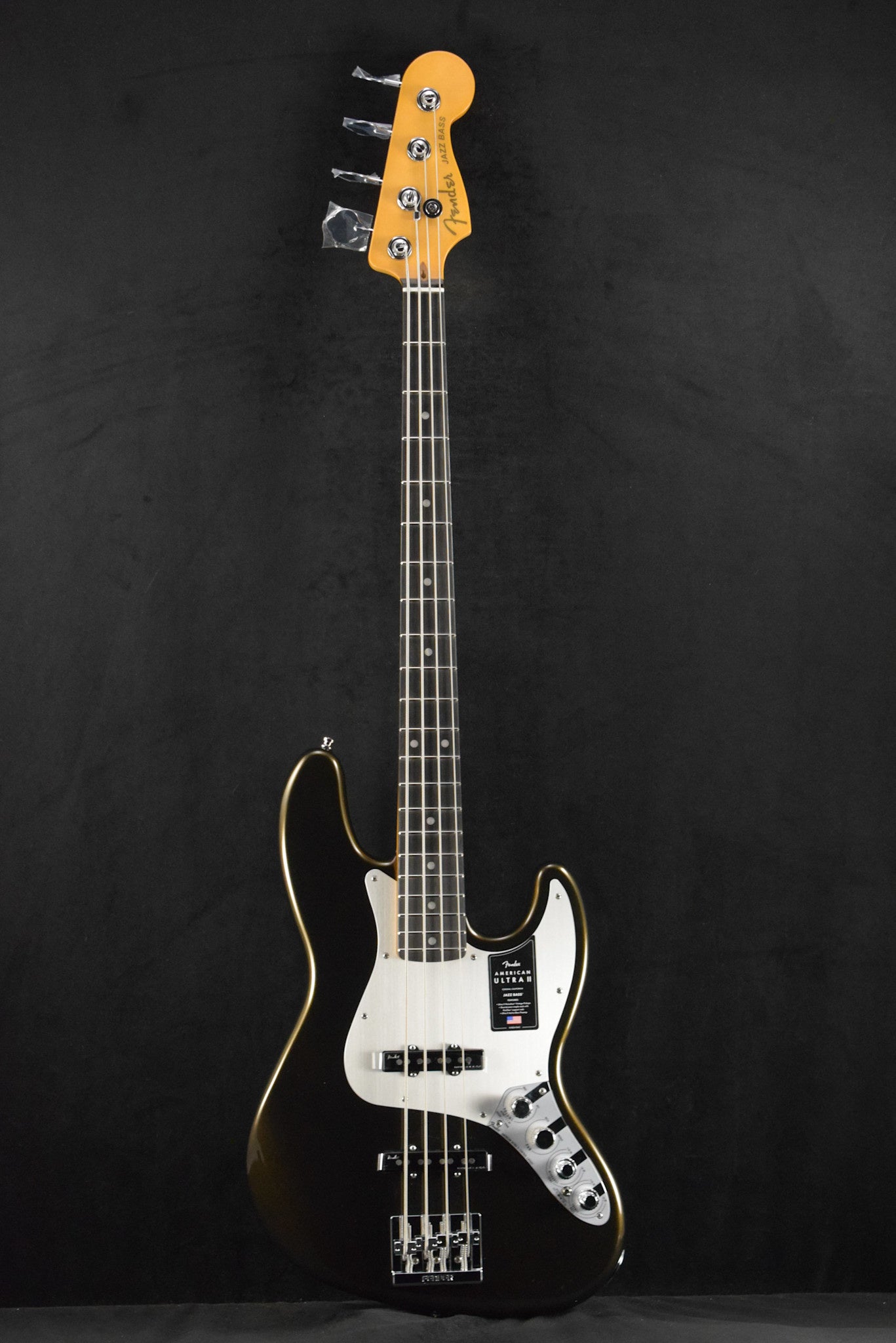Fender American Ultra II Jazz Bass Texas Tea Ebony Fingerboard