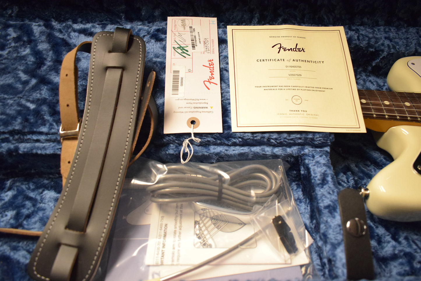 Fender Johnny Marr Jaguar Olympic White Rosewood Fingerboard