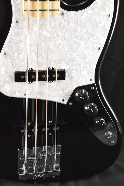 Fender U.S.A. Geddy Lee Jazz Bass Black Maple Fingerboard