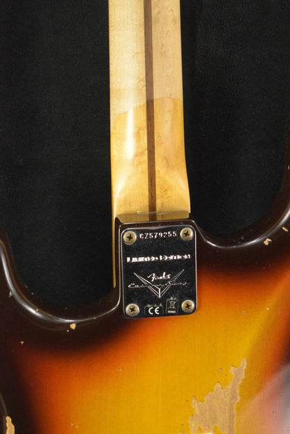 Fender Tomatillo Stratocaster III Relic - Faded Aged Chocolate 2 Color Sunburst