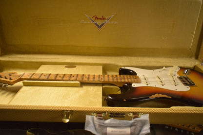 Fender Tomatillo Stratocaster III Relic - Faded Aged Chocolate 2 Color Sunburst