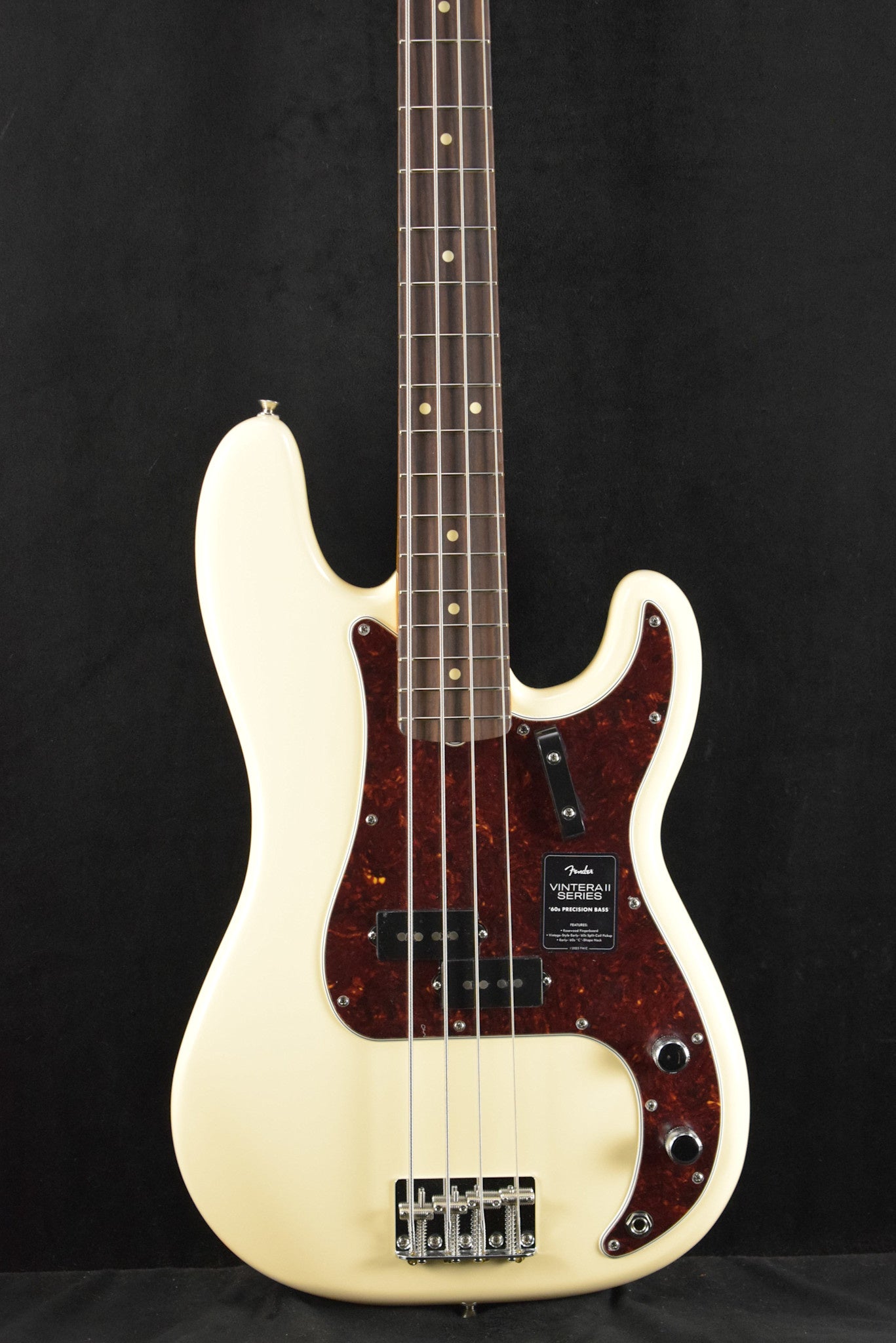 Fender Vintera II '60s Precision Bass Olympic White Rosewood Fingerboard