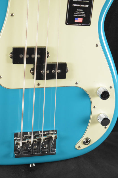 Fender American Professional II Precision Bass Miami Blue Maple Fingerboard