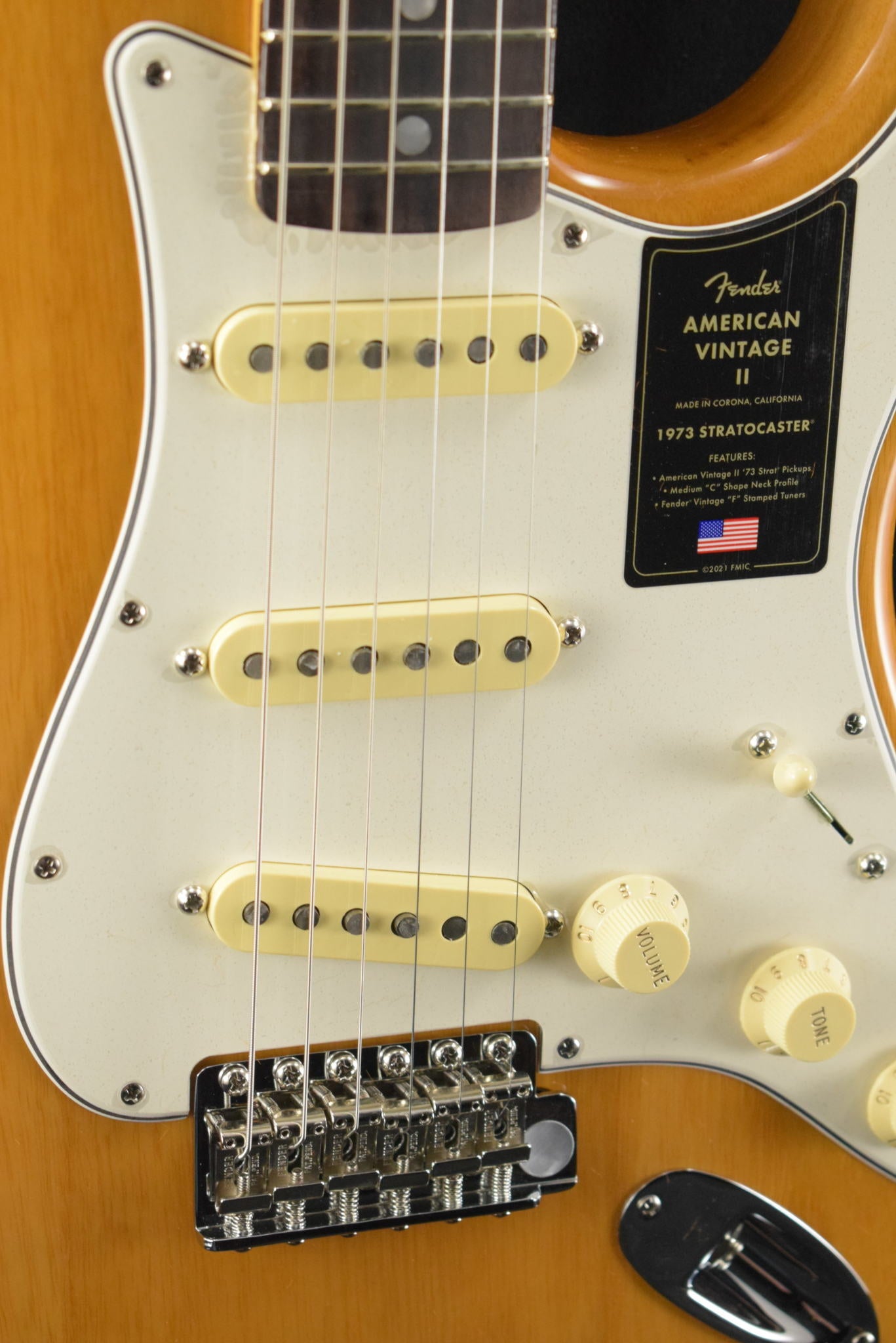 Fender American Vintage II 1973 Stratocaster Aged Natural Rosewood Fingerboard