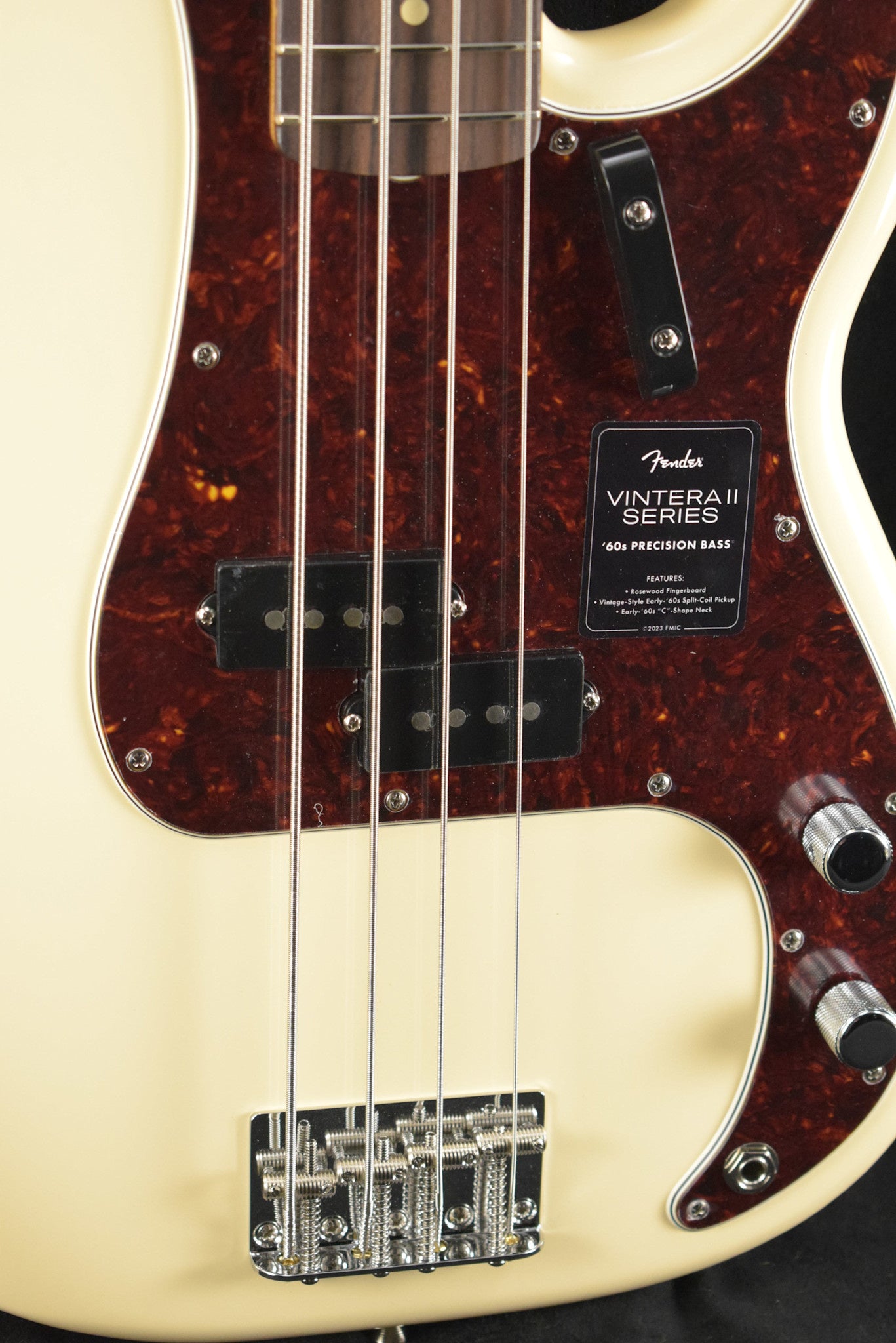 Fender Vintera II '60s Precision Bass Olympic White Rosewood Fingerboard