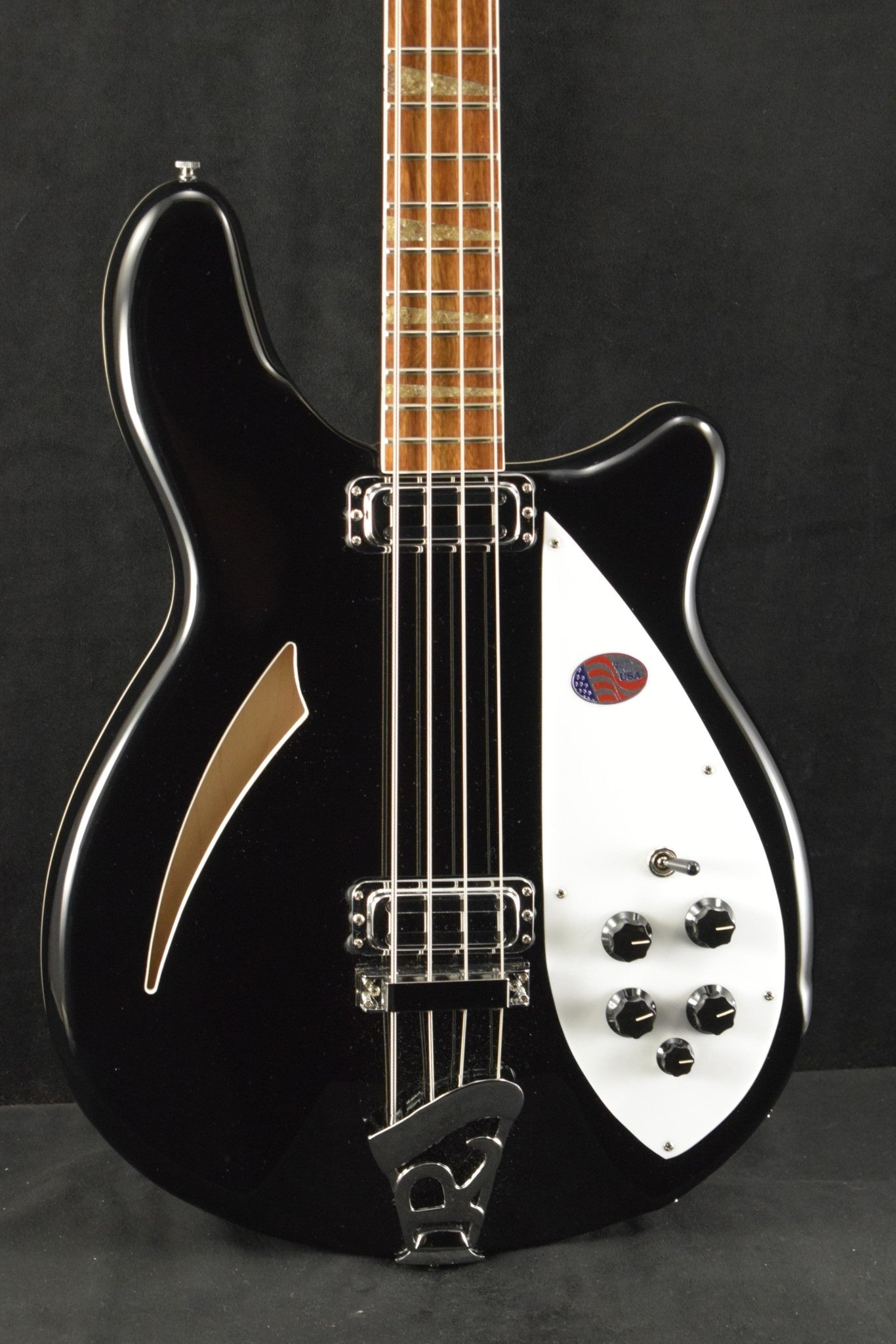 Rickenbacker 4005V Vintage Reissue Semi-Hollow Bass Guitar Jetglo