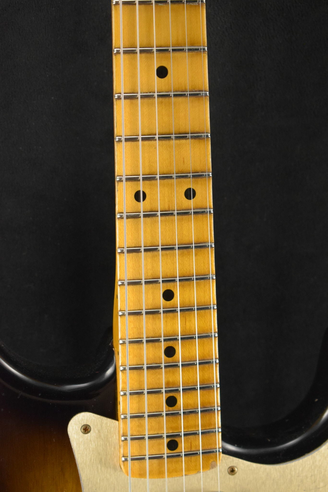 Fender Custom Shop '55 Stratocaster Relic Wide Fade 2-Color Sunburst Gold HW