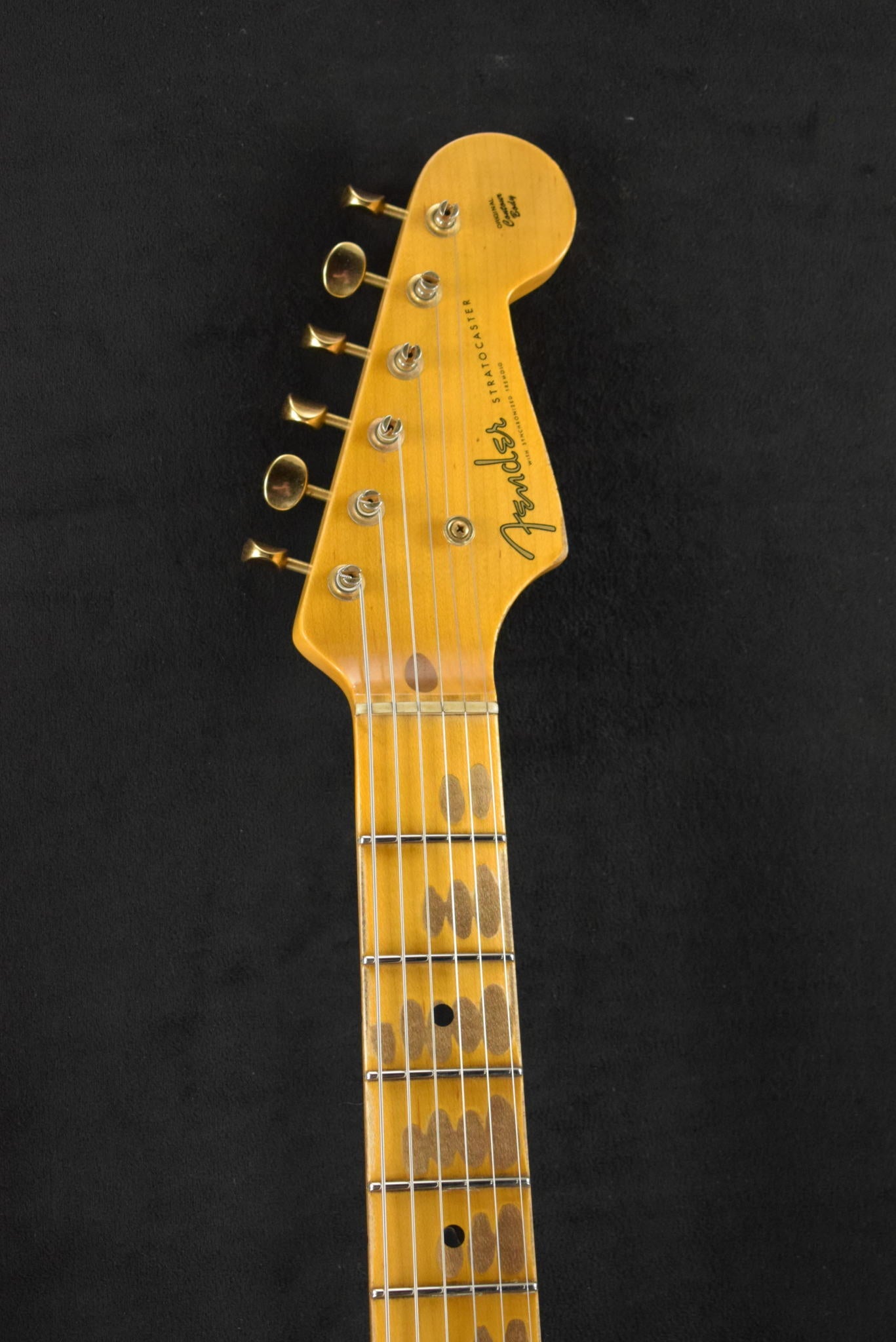 Fender Custom Shop '55 Stratocaster Relic Wide Fade 2-Color Sunburst Gold HW