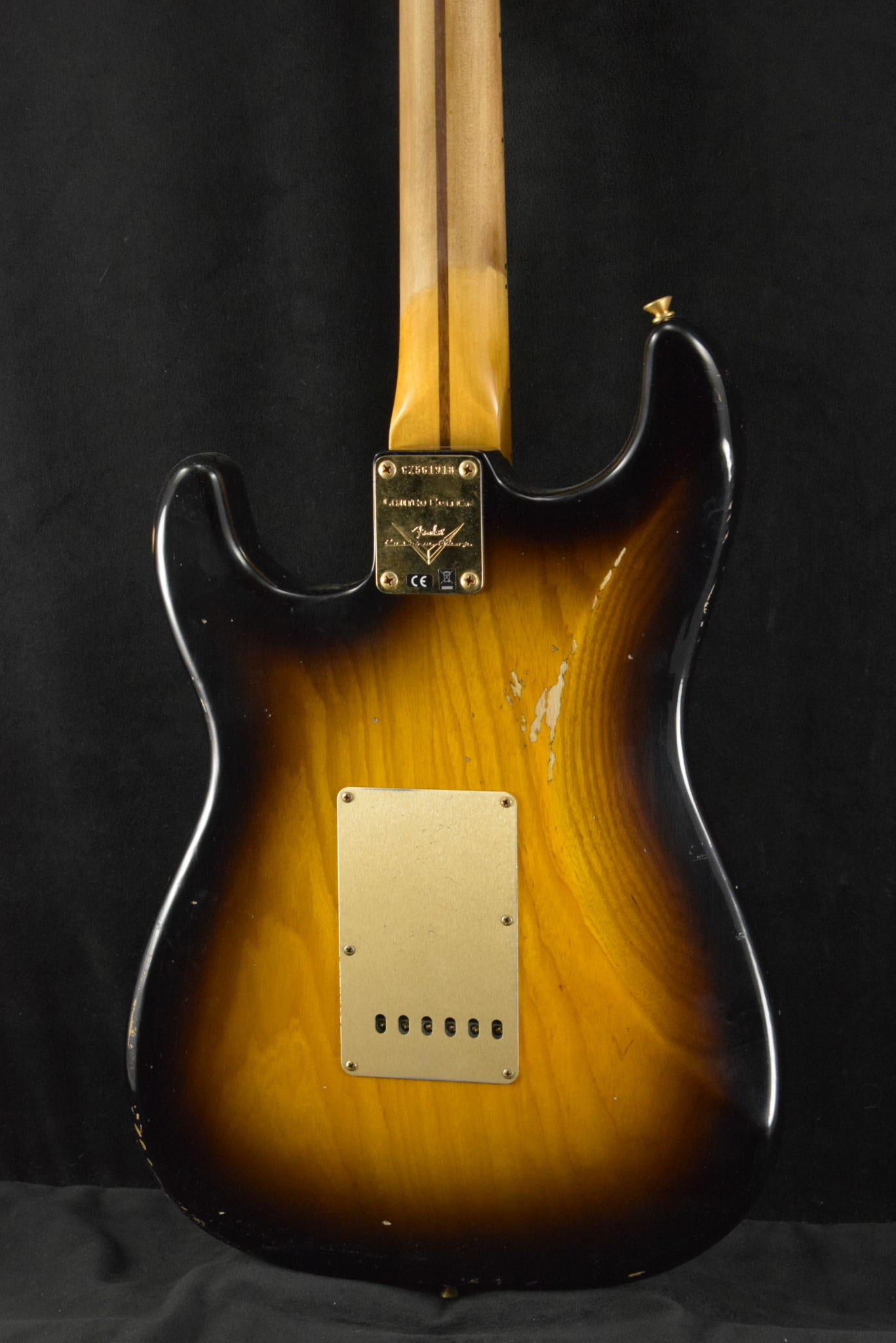 Fender Custom Shop '55 Stratocaster Relic Wide Fade 2-Color Sunburst Gold HW