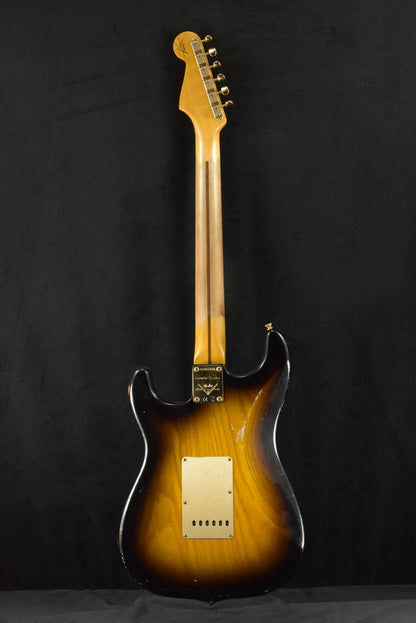 Fender Custom Shop '55 Stratocaster Relic Wide Fade 2-Color Sunburst Gold HW