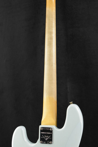 Fender Custom Shop Limited '64 Jazz Bass Journeyman Relic - Super Faded Aged Sonic Blue