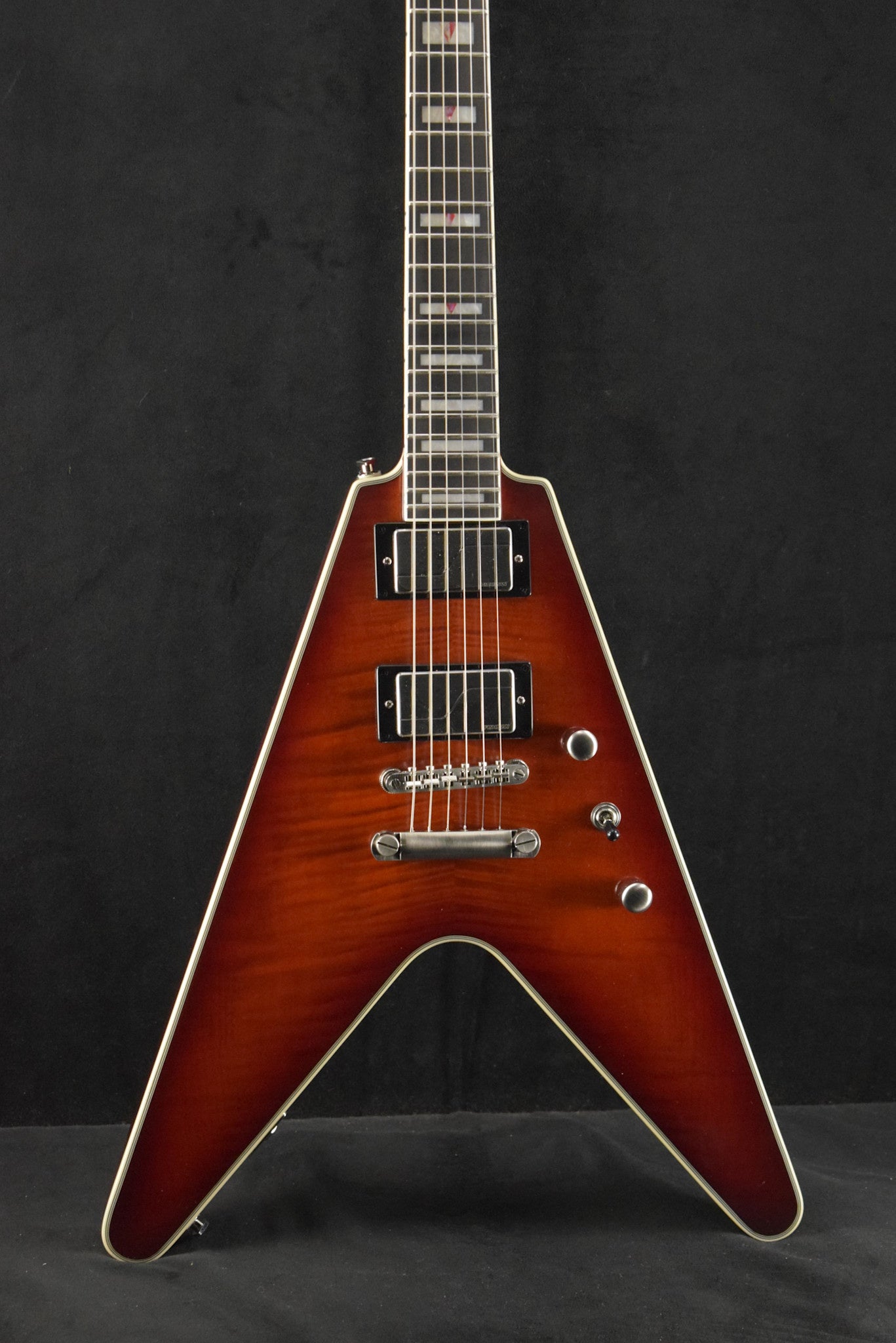 Epiphone Flying V Prophecy Aged Bengal Tiger Burst w/Gig Bag