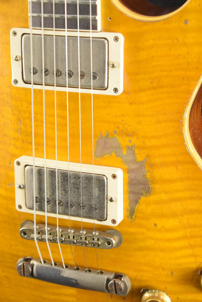 Gibson Murphy Lab Kirk Hammett "Greeny" 1959 Les Paul Standard Indian Rosewood Greeny Burst Ultra Heavy Aged