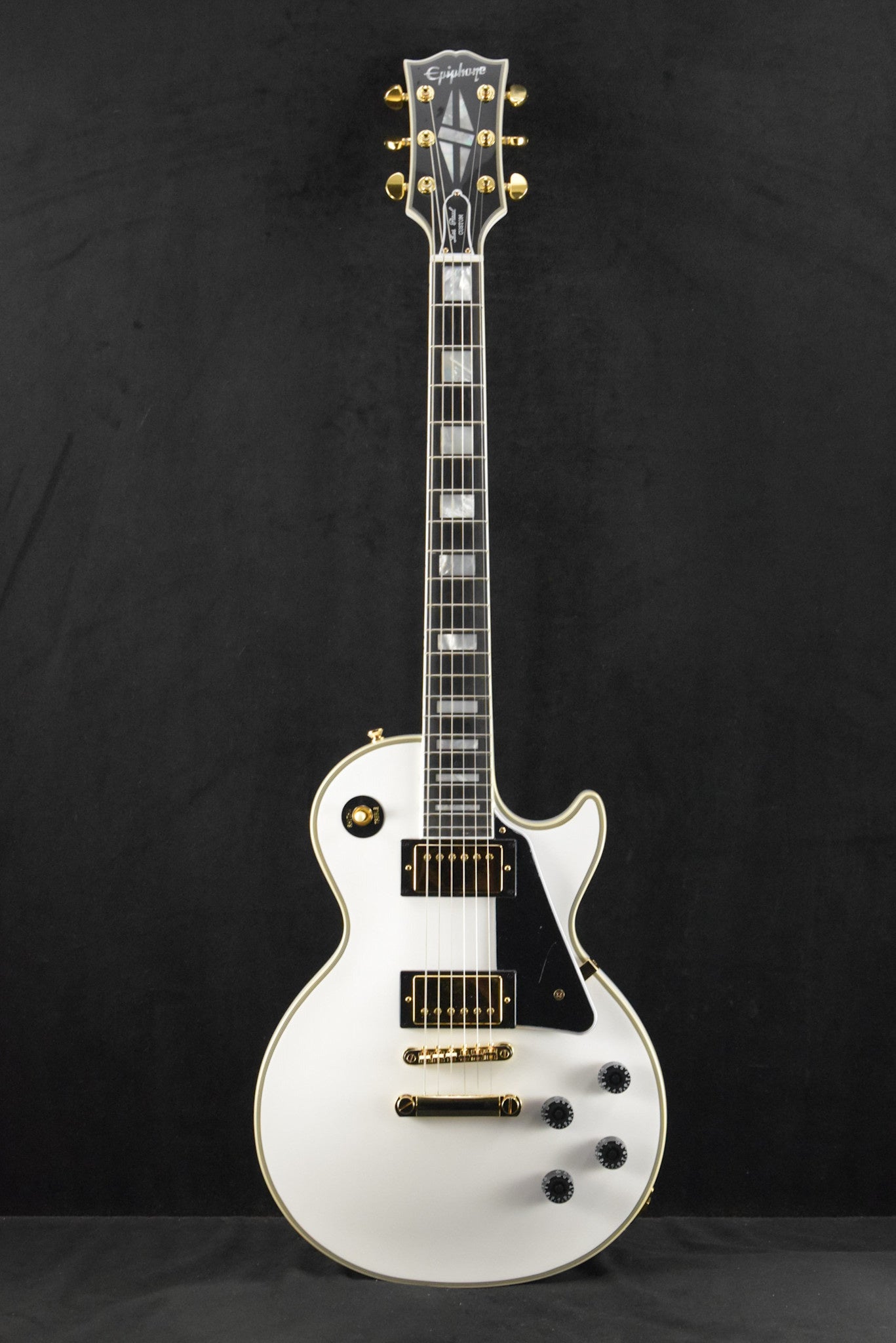 Epiphone IGC Les Paul Custom Alpine White w/ Hard Case