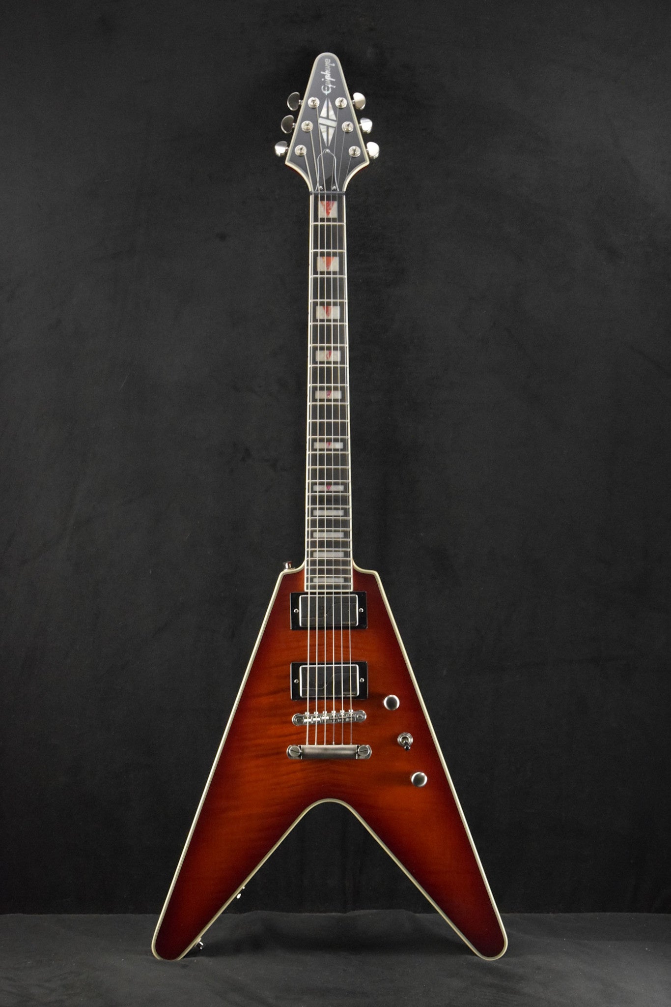 Epiphone Flying V Prophecy Aged Bengal Tiger Burst w/Gig Bag