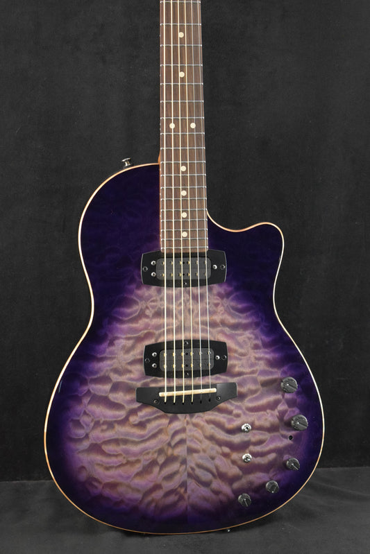 Tom Anderson Crowdster Plus 2 Abalone to T-Purple Burst with Binding
