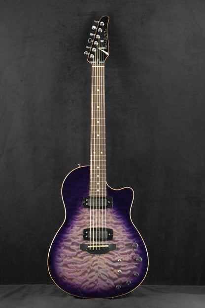 Tom Anderson Crowdster Plus 2 Abalone to T-Purple Burst with Binding