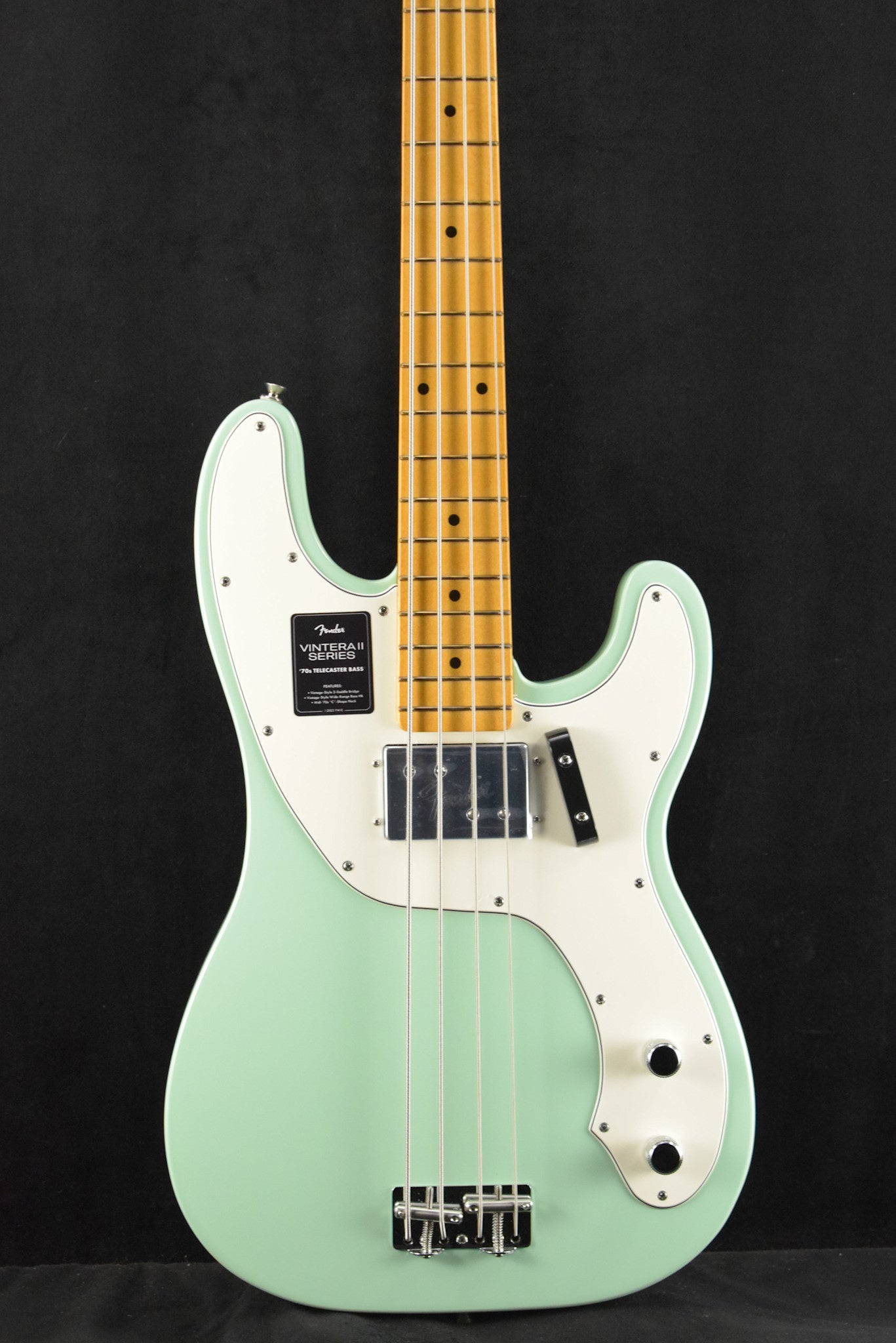 Fender Vintera II '70s Telecaster Bass Surf Green Maple Fingerboard
