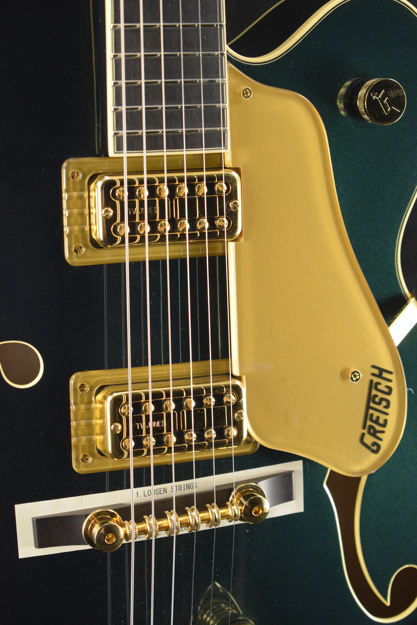 Gretsch G6196T-59 Vintage Select Edition '59 Country Club Hollow Body with Bigsby Cadillac Green Lacquer