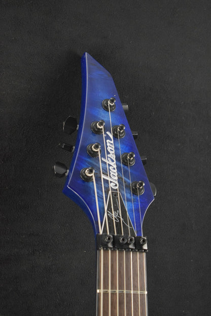 Jackson Pro Series Signature Chris Broderick Soloist 7P Transparent Blue