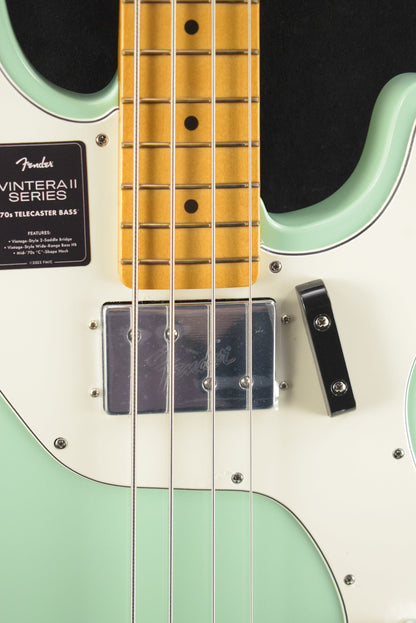 Fender Vintera II '70s Telecaster Bass Surf Green Maple Fingerboard