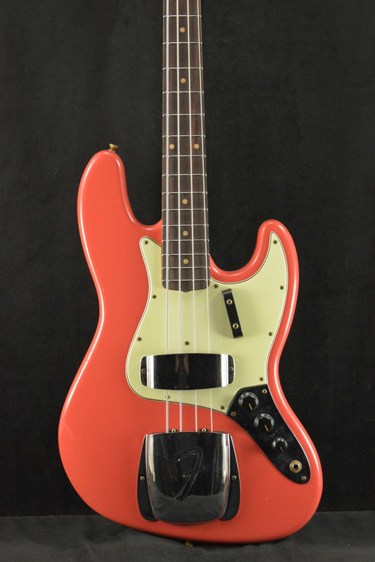 Fender Custom Shop '63 Jazz Bass Journeyman Relic - Aged Fiesta Red