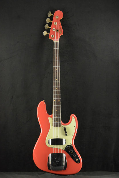 Fender Custom Shop '63 Jazz Bass Journeyman Relic - Aged Fiesta Red