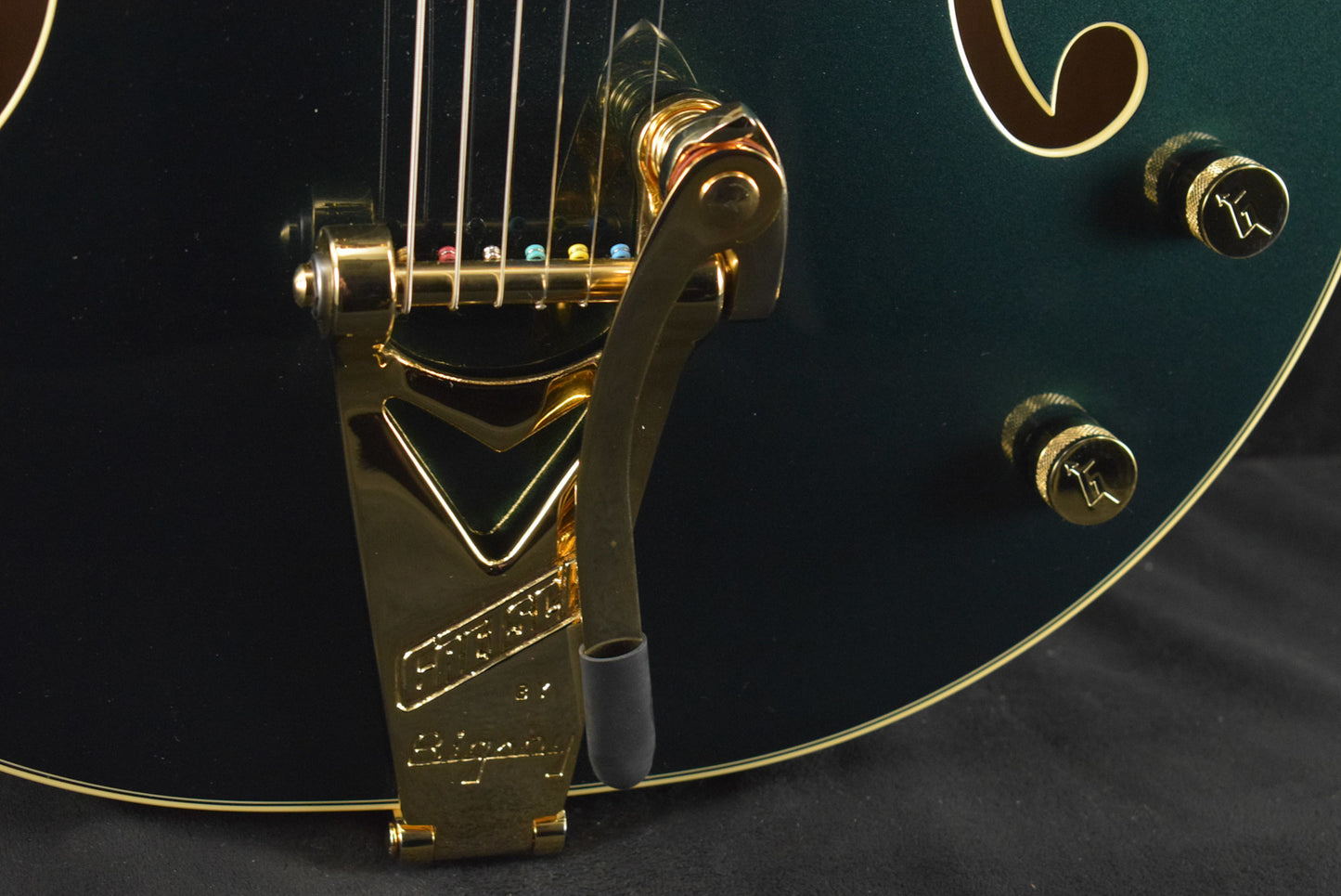 Gretsch G6196T-59 Vintage Select Edition '59 Country Club Hollow Body with Bigsby Cadillac Green Lacquer