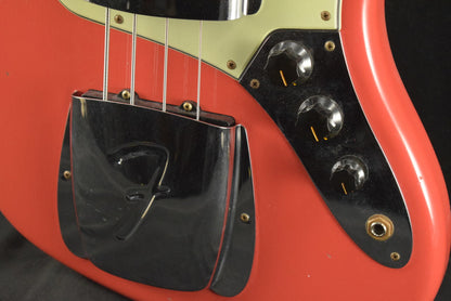 Fender Custom Shop '63 Jazz Bass Journeyman Relic - Aged Fiesta Red