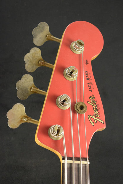 Fender Custom Shop '63 Jazz Bass Journeyman Relic - Aged Fiesta Red