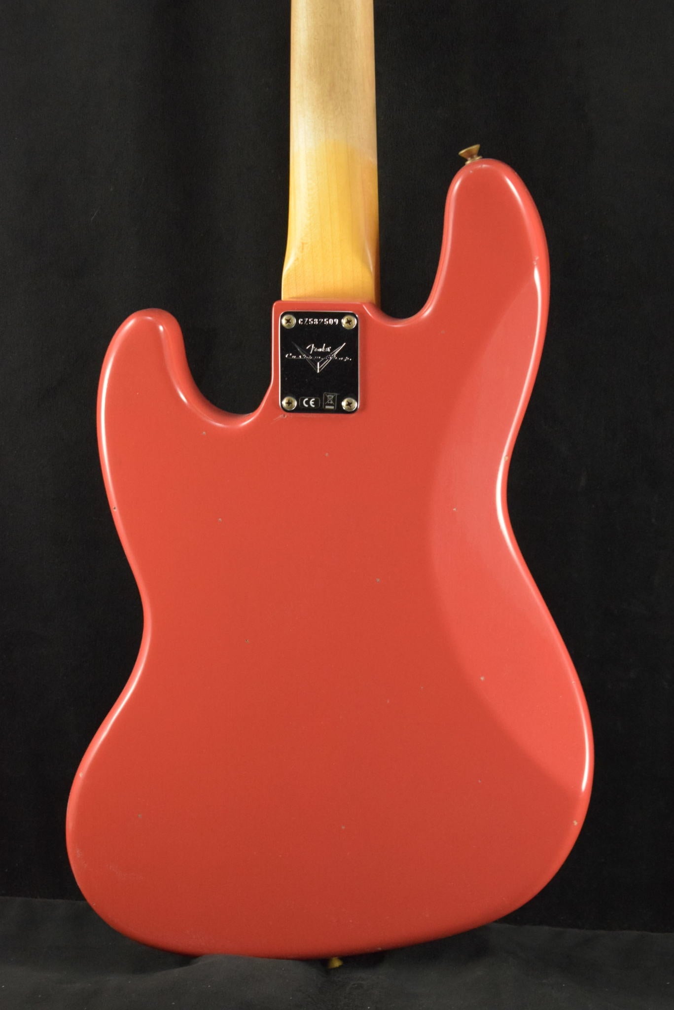 Fender Custom Shop '63 Jazz Bass Journeyman Relic - Aged Fiesta Red