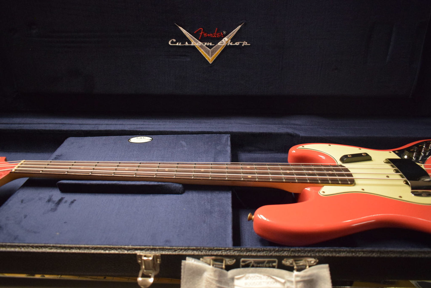 Fender Custom Shop '63 Jazz Bass Journeyman Relic - Aged Fiesta Red