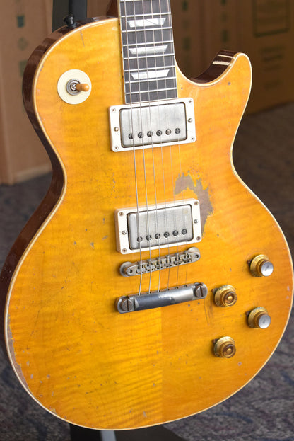 Gibson Murphy Lab Kirk Hammett "Greeny" 1959 Les Paul Standard Indian Rosewood Greeny Burst Ultra Heavy Aged