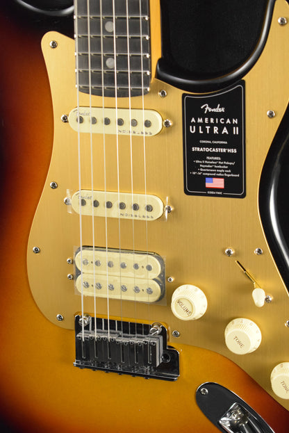 Fender American Ultra II Stratocaster HSS Ultraburst Ebony Fingerboard