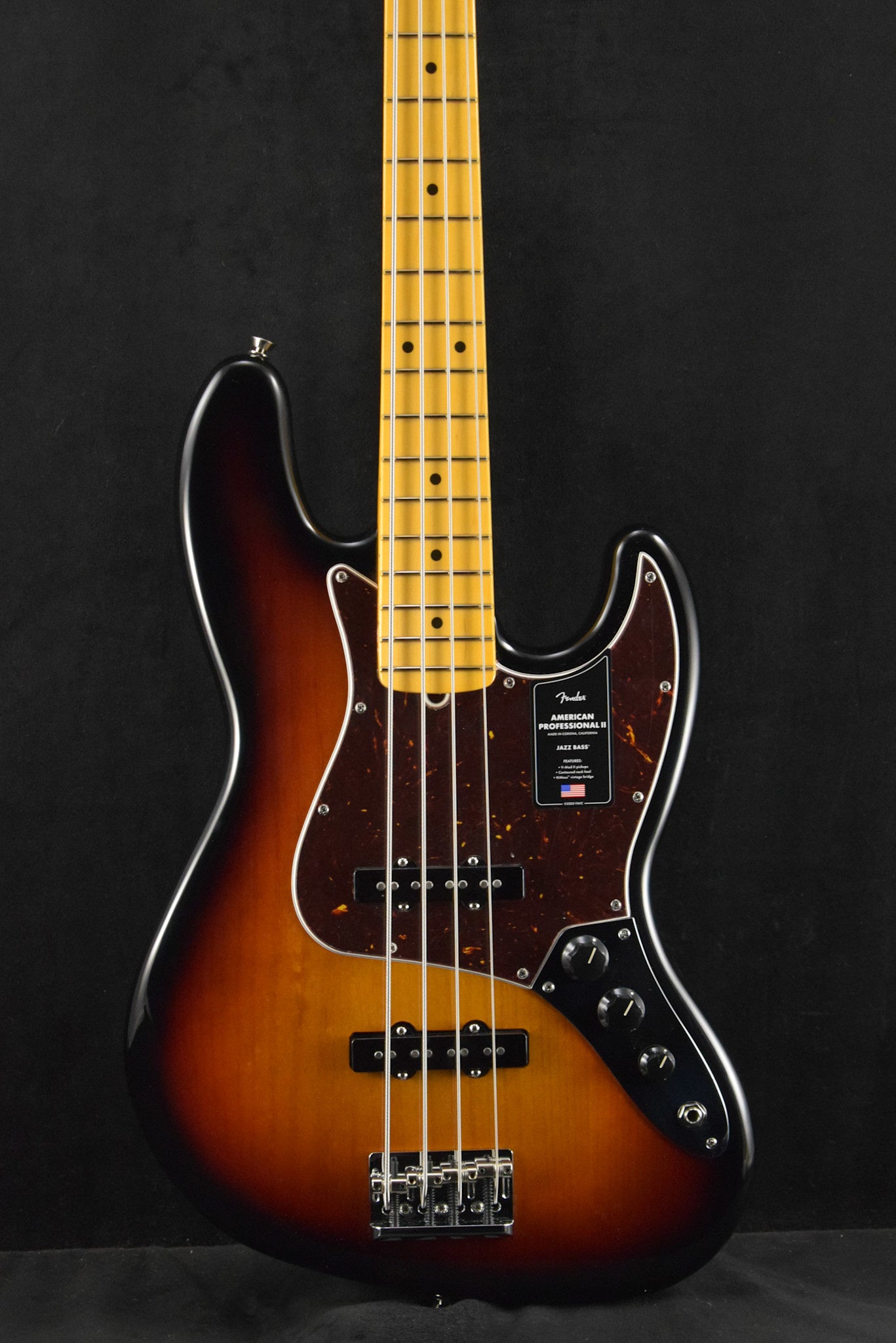 Fender American Professional II Jazz Bass 3-Color Sunburst Maple Fingerboard