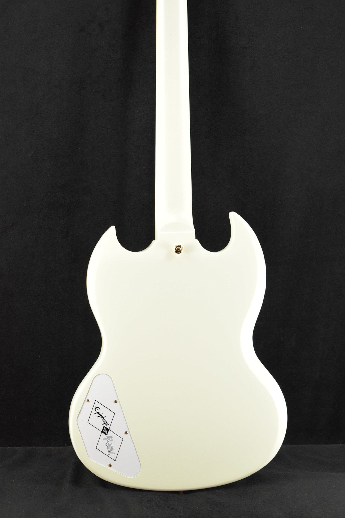 Epiphone IGC 1963 Les Paul SG Custom With Maestro Vibrola Classic White w/ Hard Case