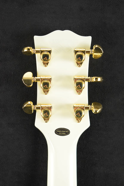 Epiphone IGC 1963 Les Paul SG Custom With Maestro Vibrola Classic White w/ Hard Case