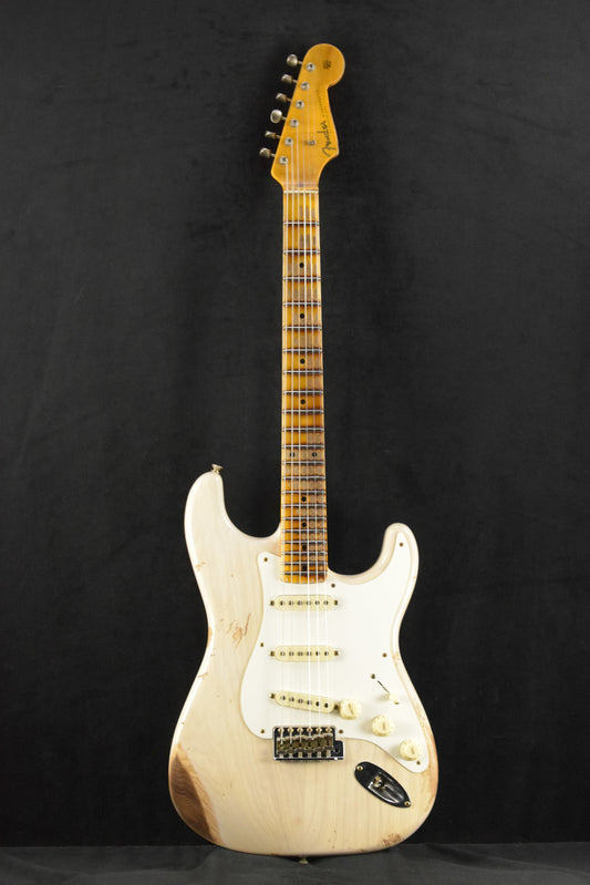 Fender 1957 Stratocaster Heavy Relic Aged White Blonde 1-Piece Rift Sawn Maple Neck Fingerboard