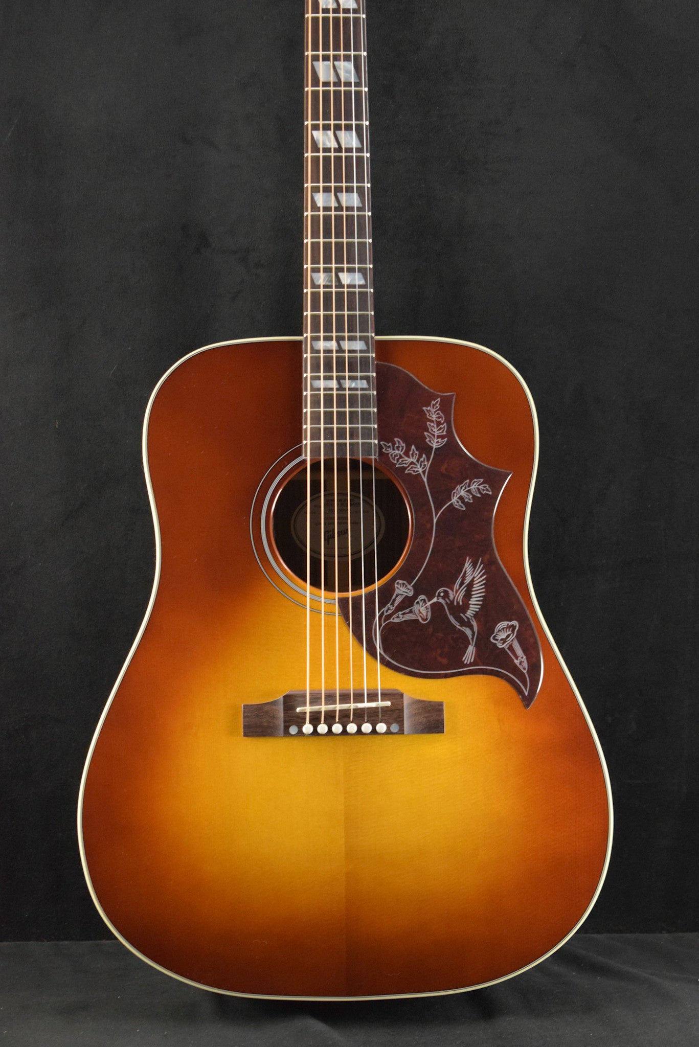 Gibson Hummingbird Studio Rosewood Satin Rosewood Burst