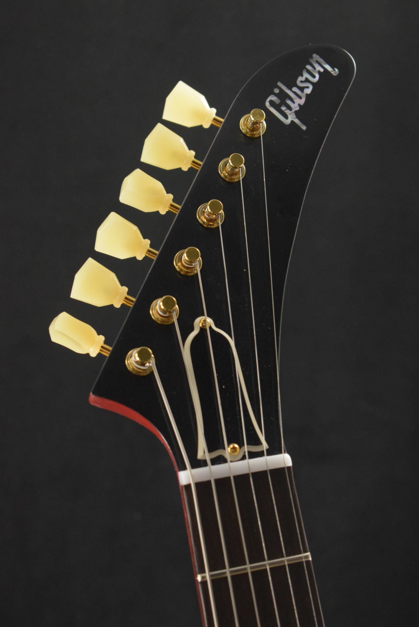 Gibson Custom Shop 1958 Korina Explorer VOS Cardinal Red Gold Hardware