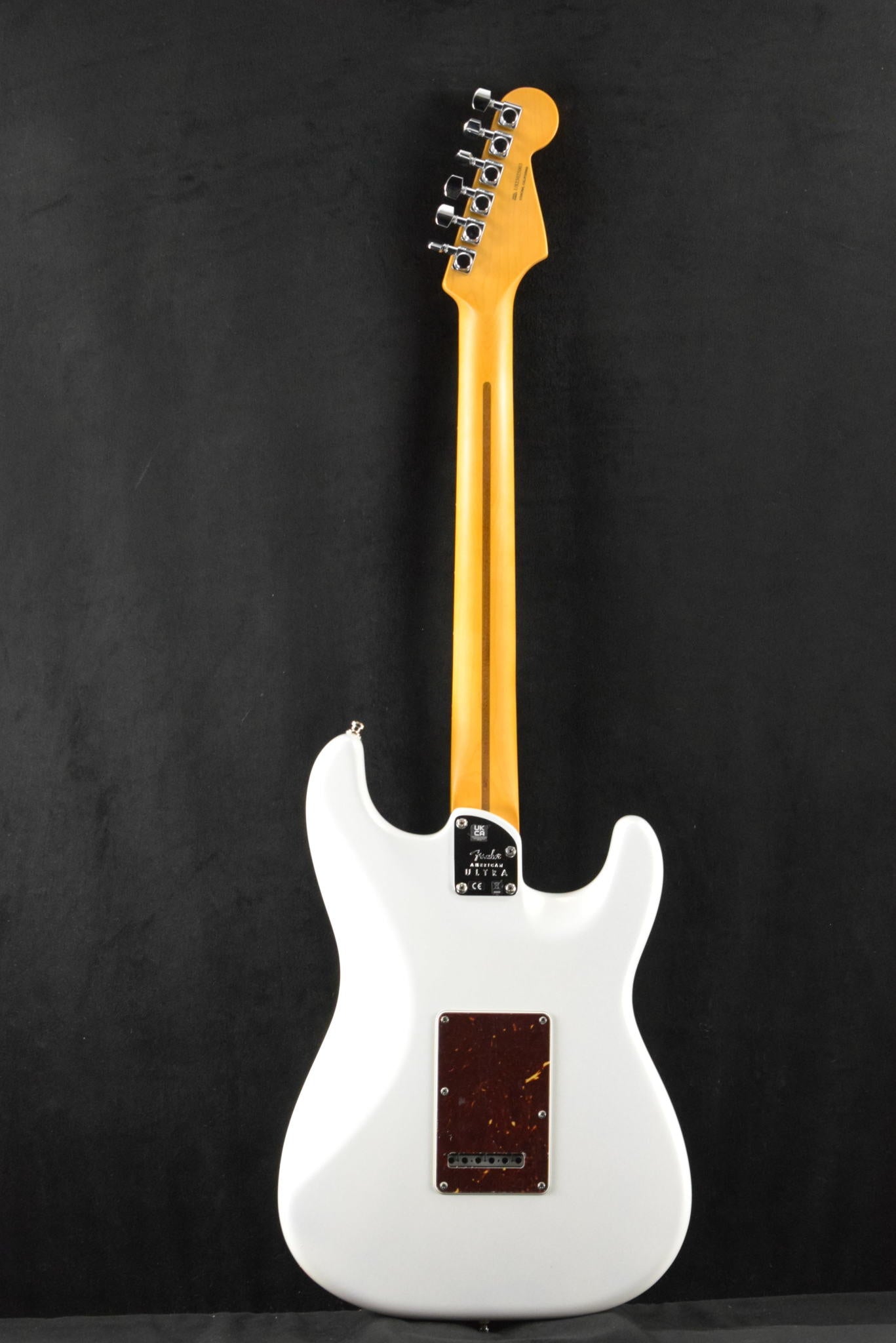 Fender American Ultra Stratocaster Left-Handed Arctic Pearl SCRATCH AND DENT