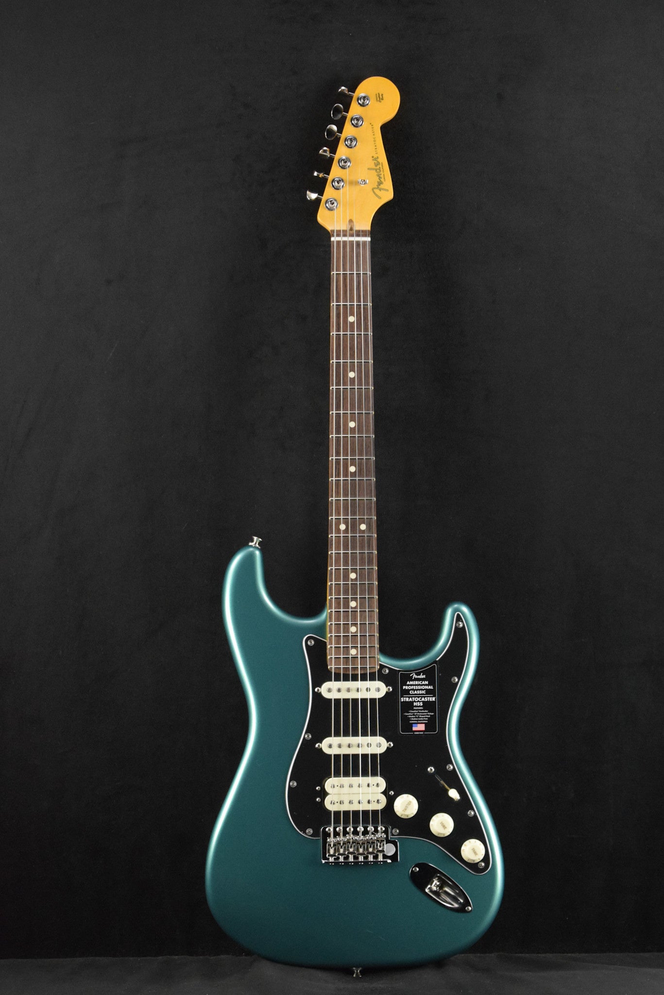 Fender American Professional Classic Stratocaster HSS Faded Sherwood Green Metallic Rosewood Fingerboard