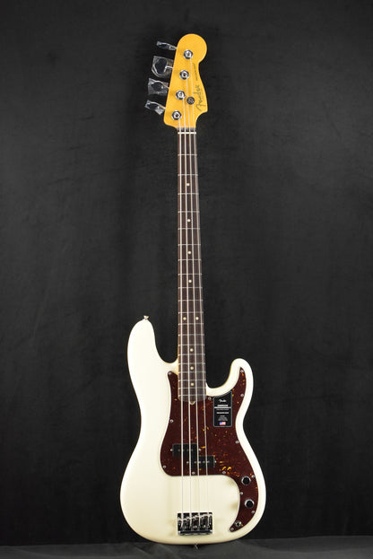 Fender American Professional II Precision Bass Olympic White Rosewood Fingerboard