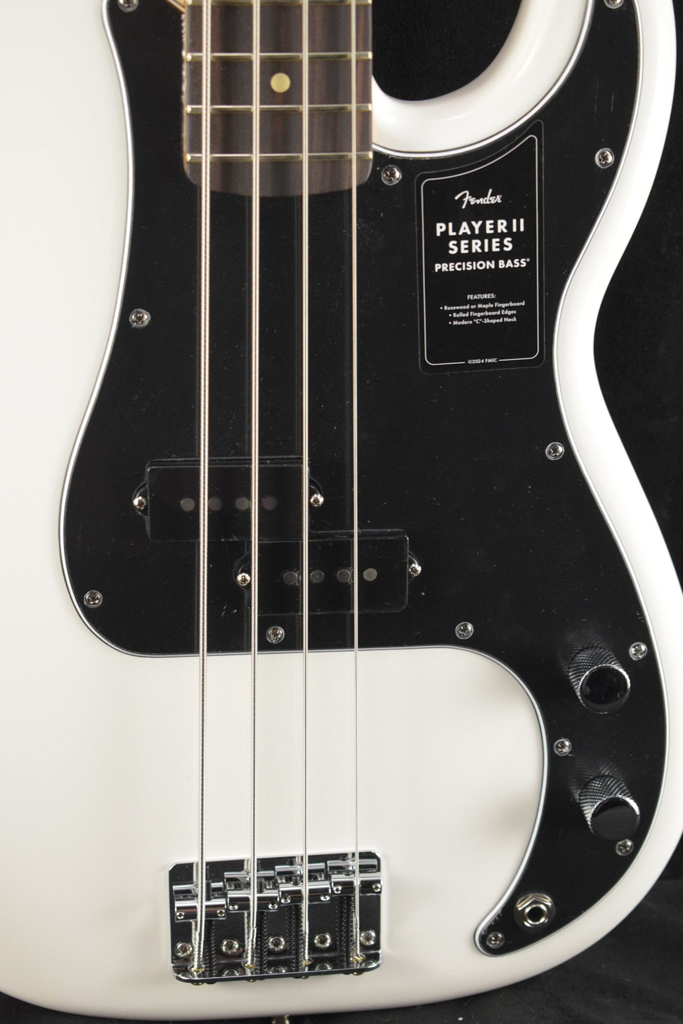Fender Player II Precision Bass Polar White Rosewood Fingerboard