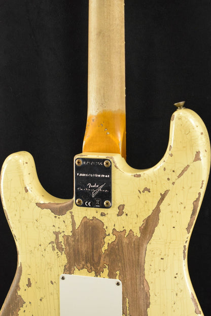 Fender Limited Edition '60 Dual-Mag II Stratocaster Super Heavy Relic - Aged Vintage White