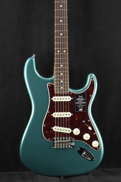 Fender American Professional Classic Stratocaster Faded Sherwood Green Metallic Rosewood Fingerboard