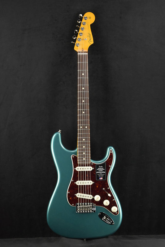 Fender American Professional Classic Stratocaster Faded Sherwood Green Metallic Rosewood Fingerboard